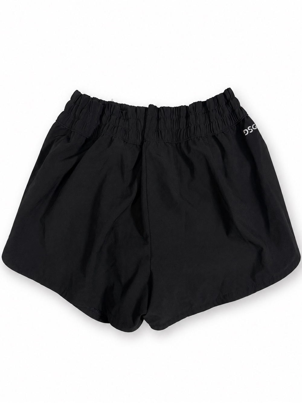 DSG Black Women's Athletic Elastic-Waist Shorts
